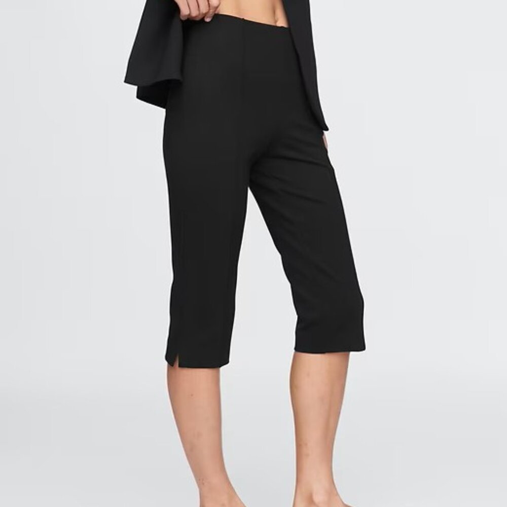 High Rise Double Knit Capris - Picture 2 of 13